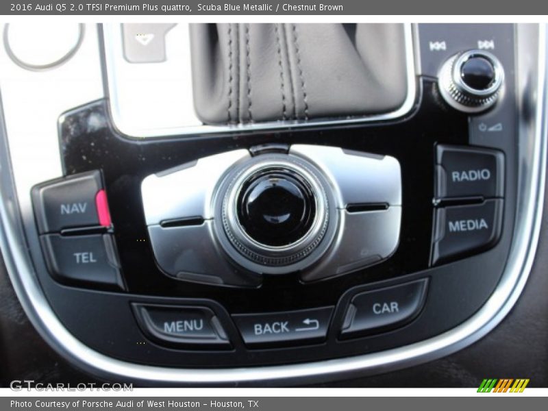 Scuba Blue Metallic / Chestnut Brown 2016 Audi Q5 2.0 TFSI Premium Plus quattro