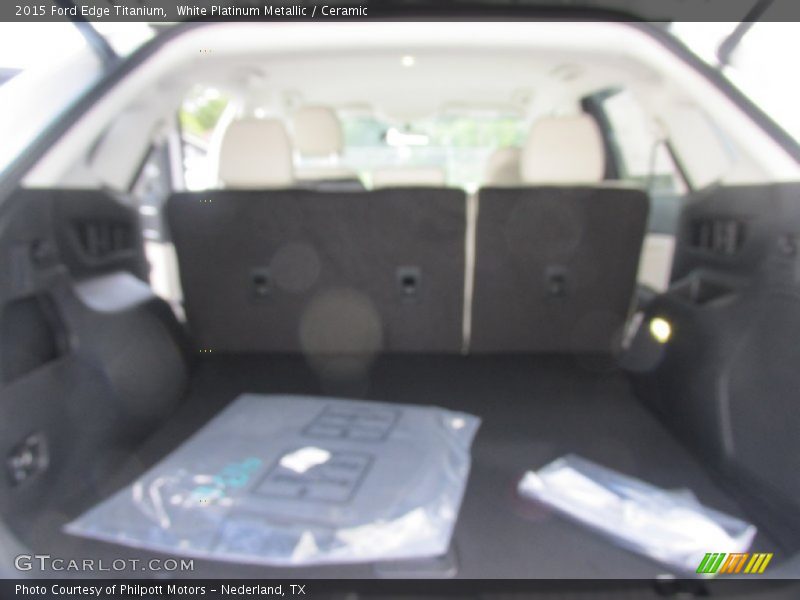 White Platinum Metallic / Ceramic 2015 Ford Edge Titanium