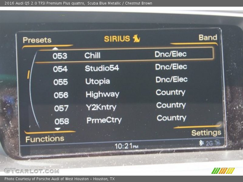 Scuba Blue Metallic / Chestnut Brown 2016 Audi Q5 2.0 TFSI Premium Plus quattro