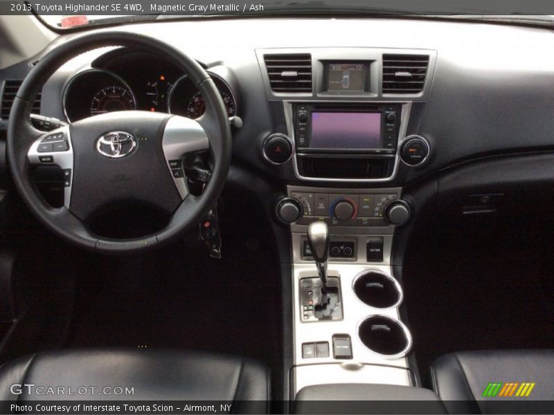 Magnetic Gray Metallic / Ash 2013 Toyota Highlander SE 4WD