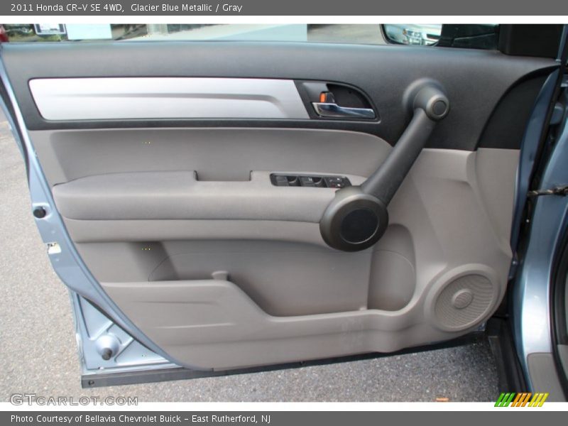 Glacier Blue Metallic / Gray 2011 Honda CR-V SE 4WD
