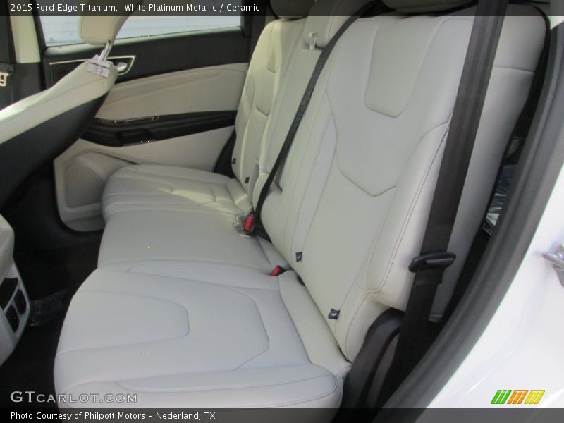 Rear Seat of 2015 Edge Titanium