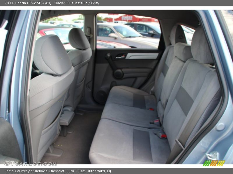 Glacier Blue Metallic / Gray 2011 Honda CR-V SE 4WD