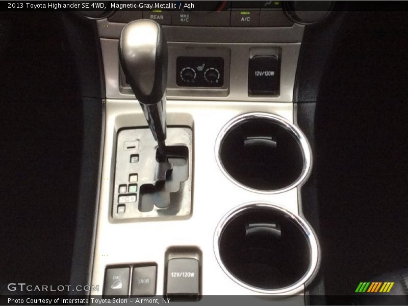 Magnetic Gray Metallic / Ash 2013 Toyota Highlander SE 4WD