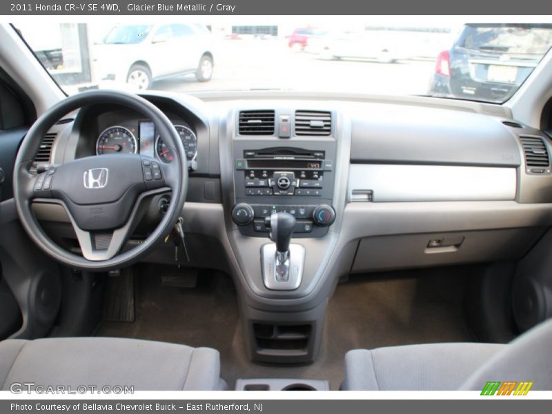 Glacier Blue Metallic / Gray 2011 Honda CR-V SE 4WD