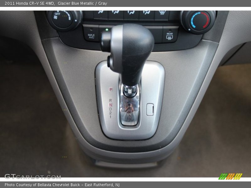 Glacier Blue Metallic / Gray 2011 Honda CR-V SE 4WD