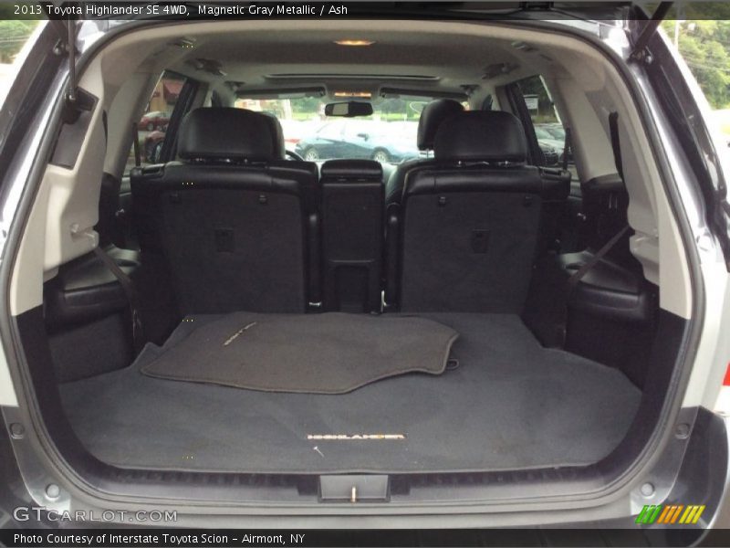Magnetic Gray Metallic / Ash 2013 Toyota Highlander SE 4WD