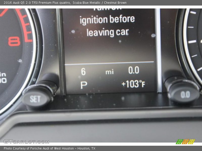Scuba Blue Metallic / Chestnut Brown 2016 Audi Q5 2.0 TFSI Premium Plus quattro