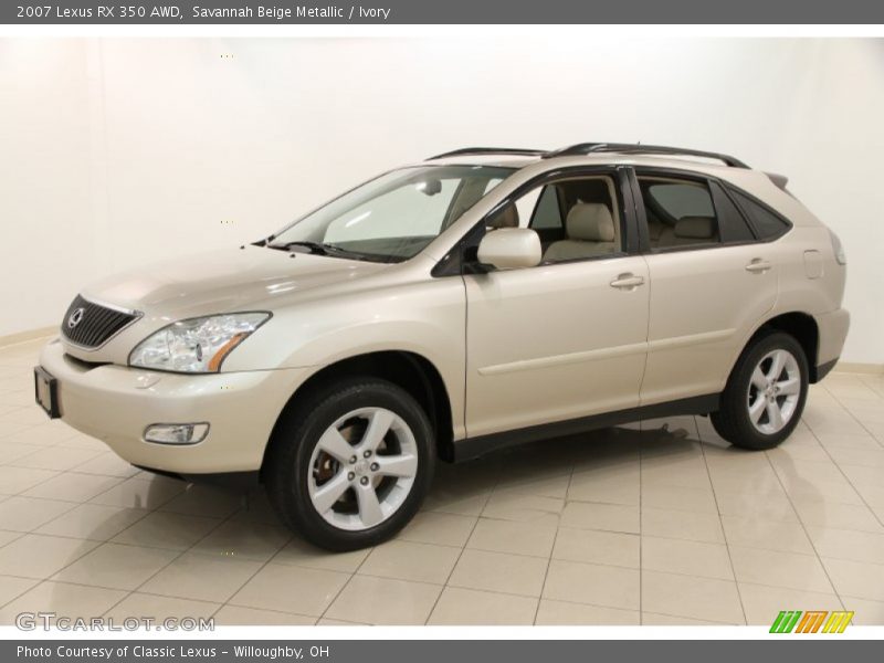 Savannah Beige Metallic / Ivory 2007 Lexus RX 350 AWD