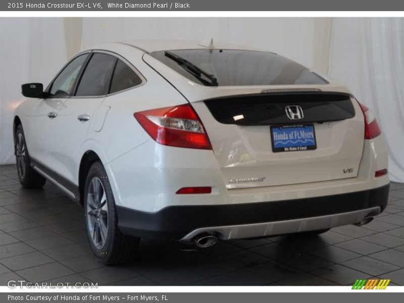 White Diamond Pearl / Black 2015 Honda Crosstour EX-L V6