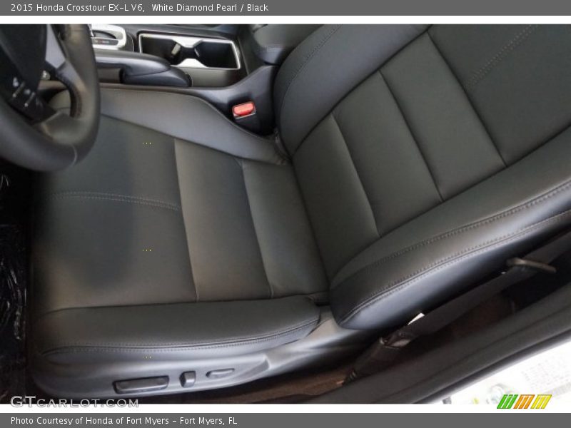 White Diamond Pearl / Black 2015 Honda Crosstour EX-L V6