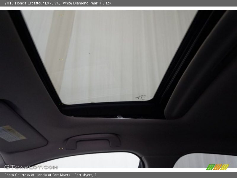 White Diamond Pearl / Black 2015 Honda Crosstour EX-L V6