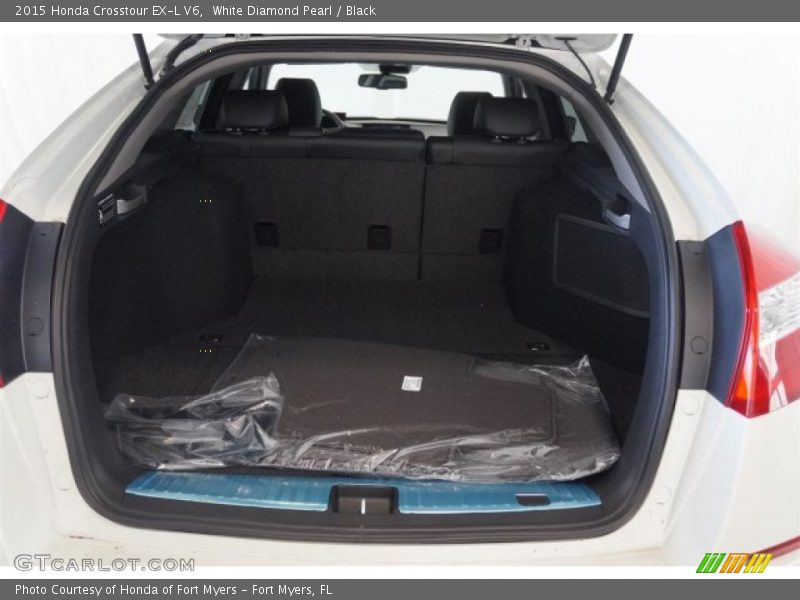 White Diamond Pearl / Black 2015 Honda Crosstour EX-L V6