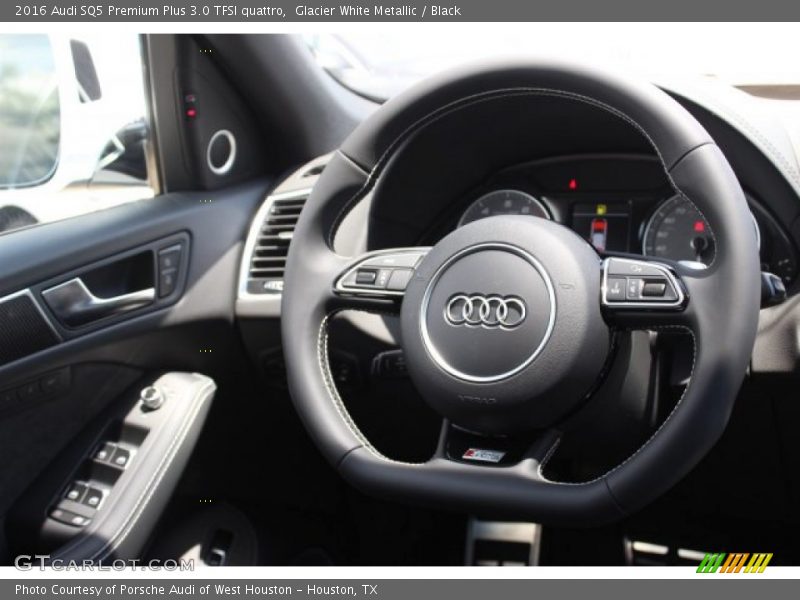 Glacier White Metallic / Black 2016 Audi SQ5 Premium Plus 3.0 TFSI quattro