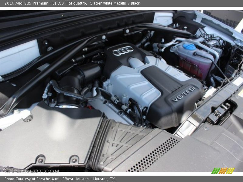 Glacier White Metallic / Black 2016 Audi SQ5 Premium Plus 3.0 TFSI quattro