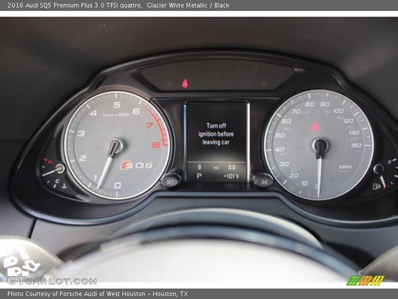 Glacier White Metallic / Black 2016 Audi SQ5 Premium Plus 3.0 TFSI quattro