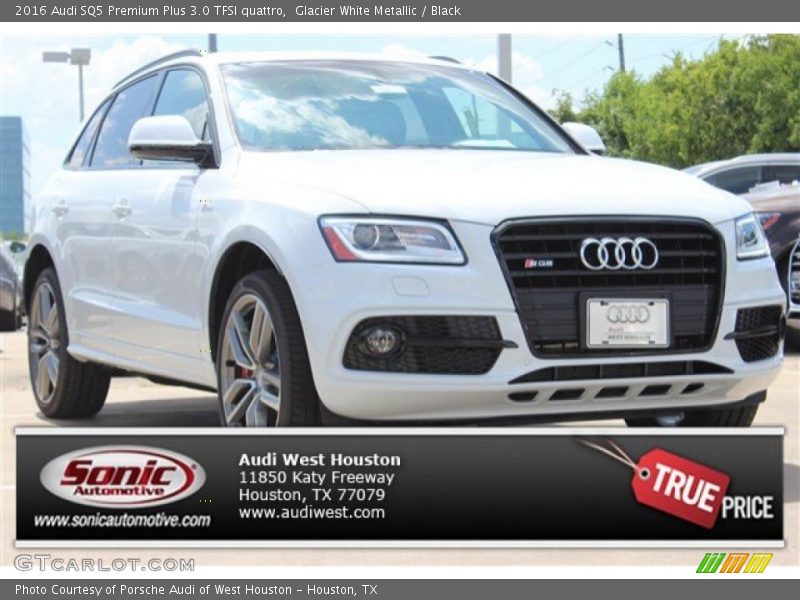 Glacier White Metallic / Black 2016 Audi SQ5 Premium Plus 3.0 TFSI quattro