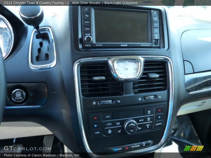 Billet Silver Metallic / Black/Light Graystone 2013 Chrysler Town & Country Touring - L