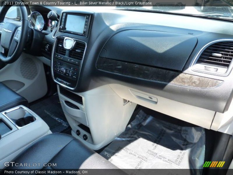 Billet Silver Metallic / Black/Light Graystone 2013 Chrysler Town & Country Touring - L
