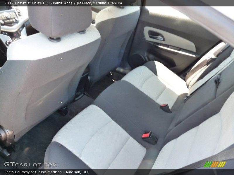 Summit White / Jet Black/Medium Titanium 2012 Chevrolet Cruze LS