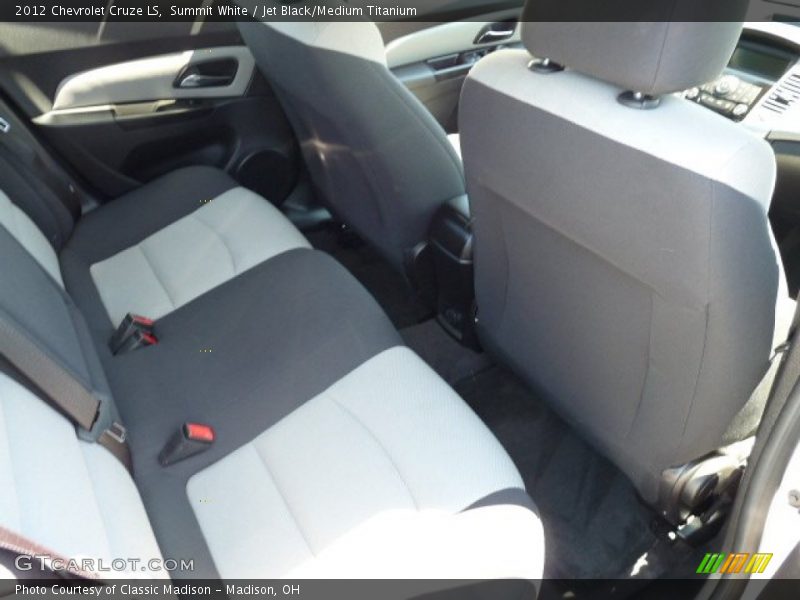 Summit White / Jet Black/Medium Titanium 2012 Chevrolet Cruze LS