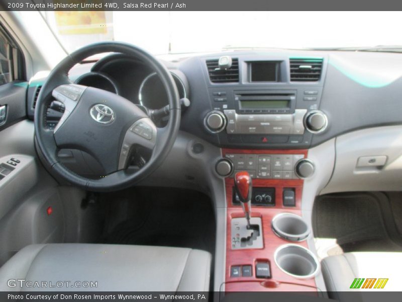 Salsa Red Pearl / Ash 2009 Toyota Highlander Limited 4WD
