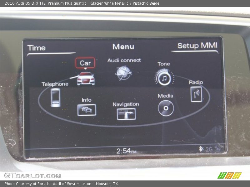 Glacier White Metallic / Pistachio Beige 2016 Audi Q5 3.0 TFSI Premium Plus quattro
