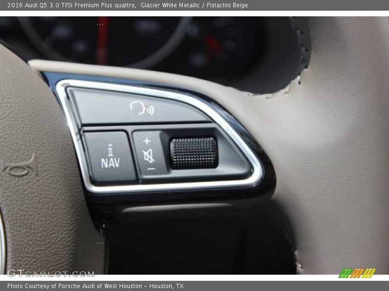 Glacier White Metallic / Pistachio Beige 2016 Audi Q5 3.0 TFSI Premium Plus quattro