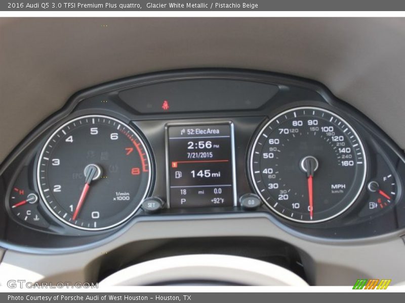  2016 Q5 3.0 TFSI Premium Plus quattro 3.0 TFSI Premium Plus quattro Gauges