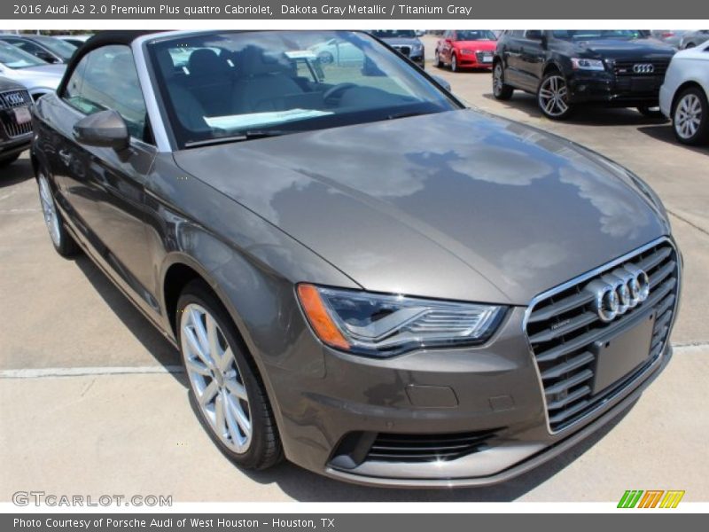 Front 3/4 View of 2016 A3 2.0 Premium Plus quattro Cabriolet
