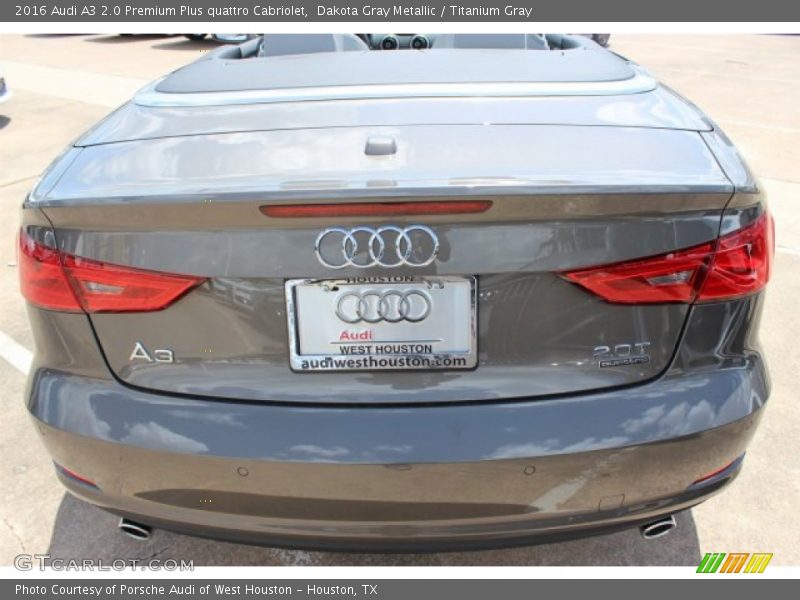 Dakota Gray Metallic / Titanium Gray 2016 Audi A3 2.0 Premium Plus quattro Cabriolet