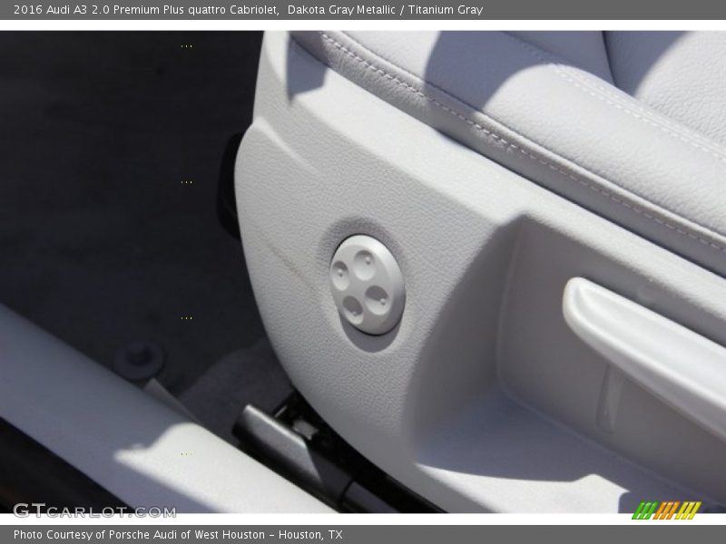 Dakota Gray Metallic / Titanium Gray 2016 Audi A3 2.0 Premium Plus quattro Cabriolet