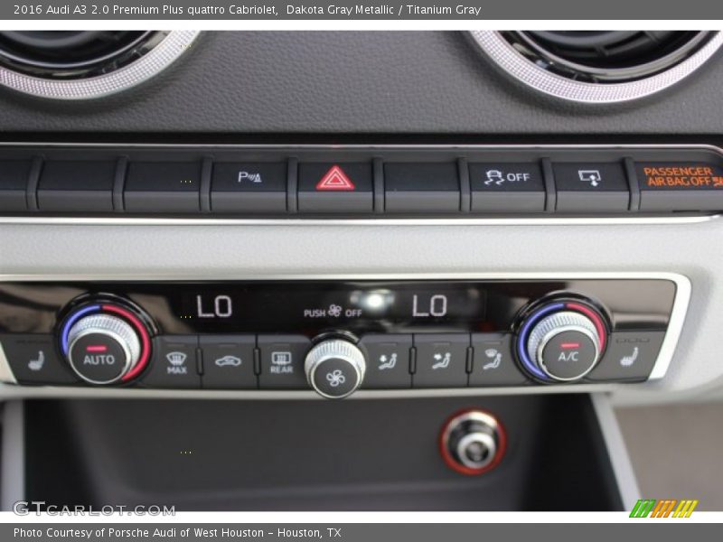 Controls of 2016 A3 2.0 Premium Plus quattro Cabriolet