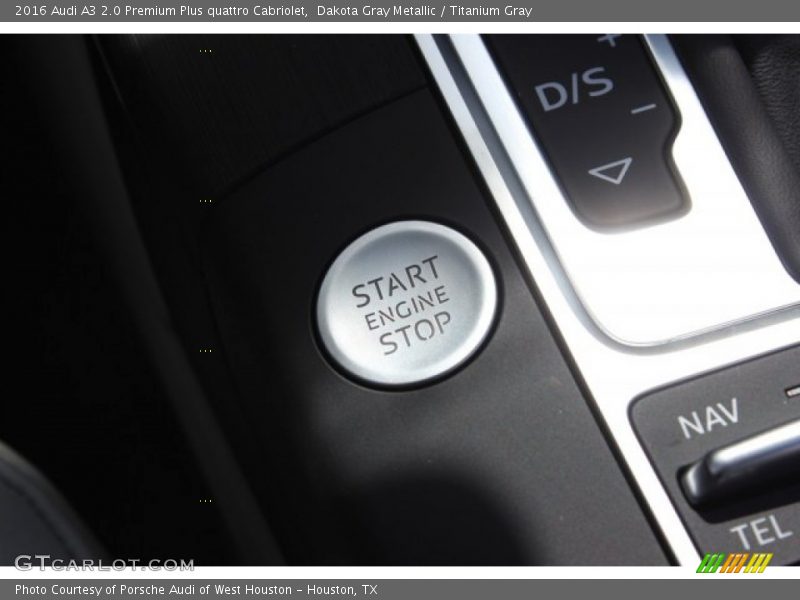 Dakota Gray Metallic / Titanium Gray 2016 Audi A3 2.0 Premium Plus quattro Cabriolet