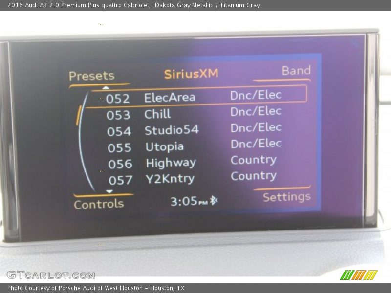 Dakota Gray Metallic / Titanium Gray 2016 Audi A3 2.0 Premium Plus quattro Cabriolet