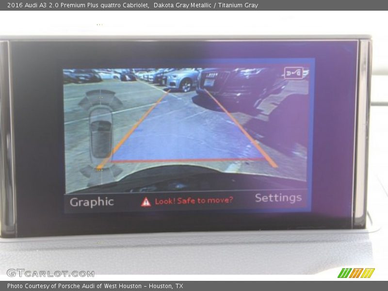 Dakota Gray Metallic / Titanium Gray 2016 Audi A3 2.0 Premium Plus quattro Cabriolet