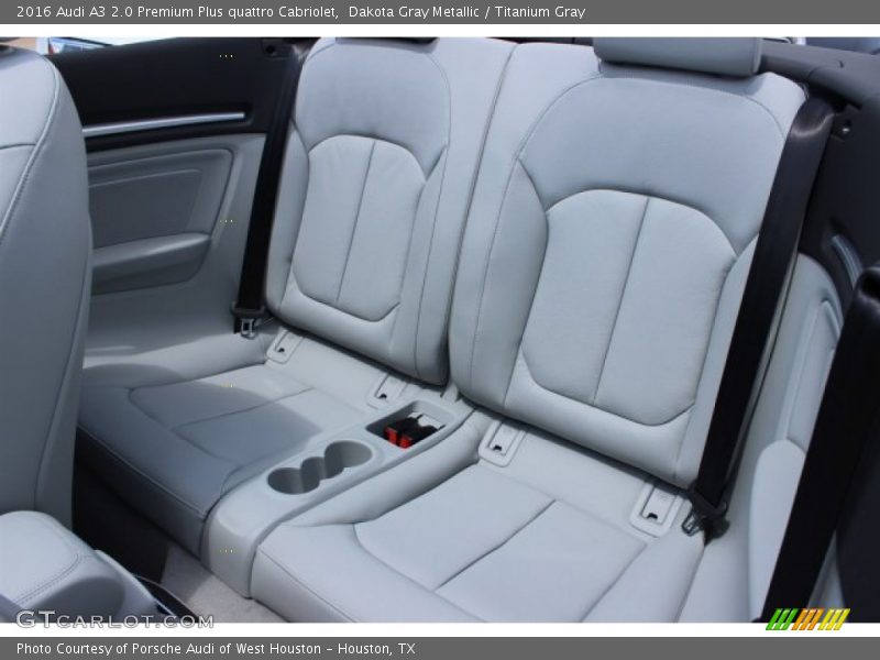 Rear Seat of 2016 A3 2.0 Premium Plus quattro Cabriolet