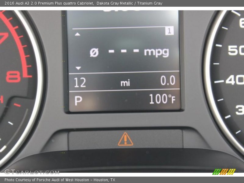 Dakota Gray Metallic / Titanium Gray 2016 Audi A3 2.0 Premium Plus quattro Cabriolet