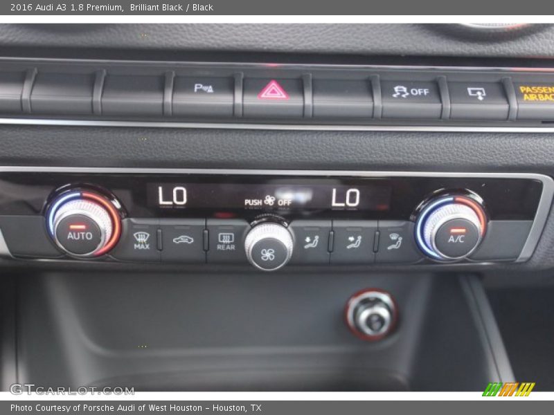 Brilliant Black / Black 2016 Audi A3 1.8 Premium