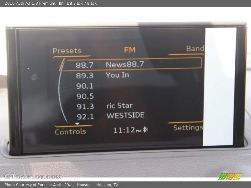Brilliant Black / Black 2016 Audi A3 1.8 Premium