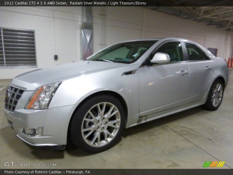 Radiant Silver Metallic / Light Titanium/Ebony 2012 Cadillac CTS 4 3.6 AWD Sedan