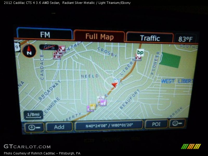 Radiant Silver Metallic / Light Titanium/Ebony 2012 Cadillac CTS 4 3.6 AWD Sedan