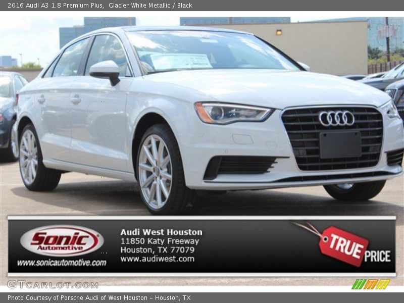 Glacier White Metallic / Black 2016 Audi A3 1.8 Premium Plus