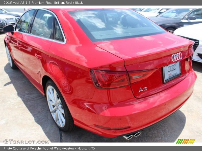 Brilliant Red / Black 2016 Audi A3 1.8 Premium Plus