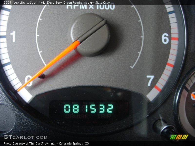 Deep Beryl Green Pearl / Medium Slate Gray 2005 Jeep Liberty Sport 4x4