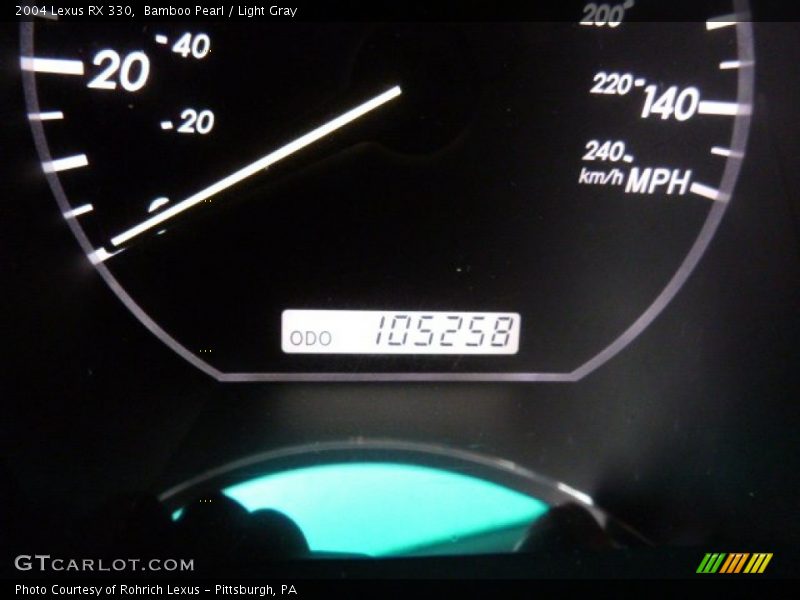 Bamboo Pearl / Light Gray 2004 Lexus RX 330