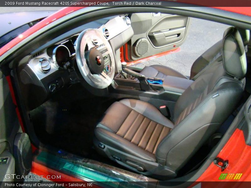 Torch Red / Dark Charcoal 2009 Ford Mustang Racecraft 420S Supercharged Coupe