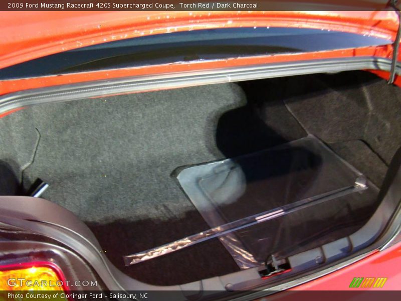 Torch Red / Dark Charcoal 2009 Ford Mustang Racecraft 420S Supercharged Coupe