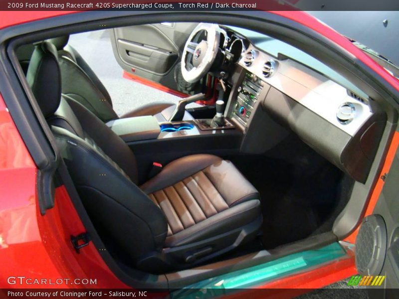 Torch Red / Dark Charcoal 2009 Ford Mustang Racecraft 420S Supercharged Coupe