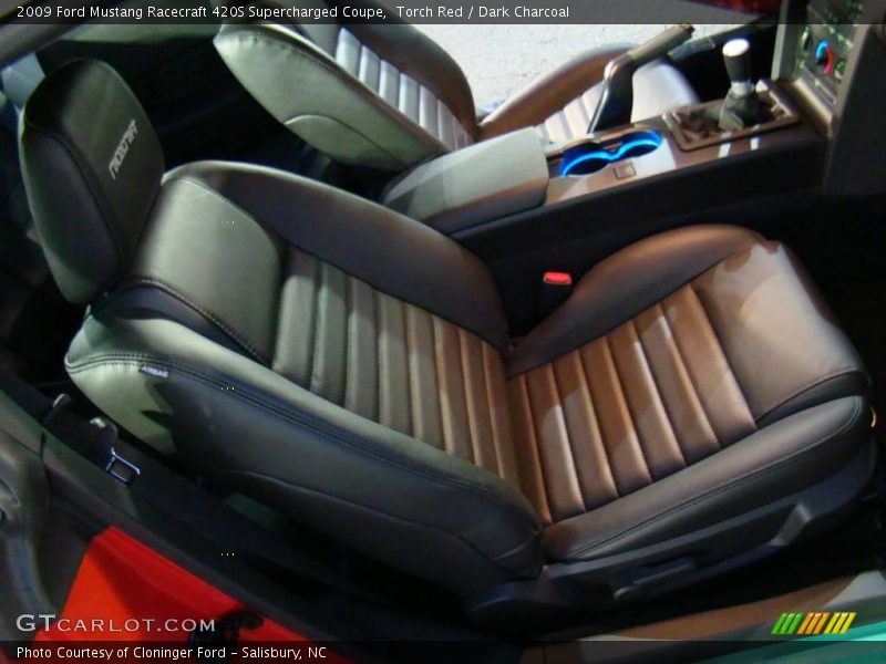 Torch Red / Dark Charcoal 2009 Ford Mustang Racecraft 420S Supercharged Coupe